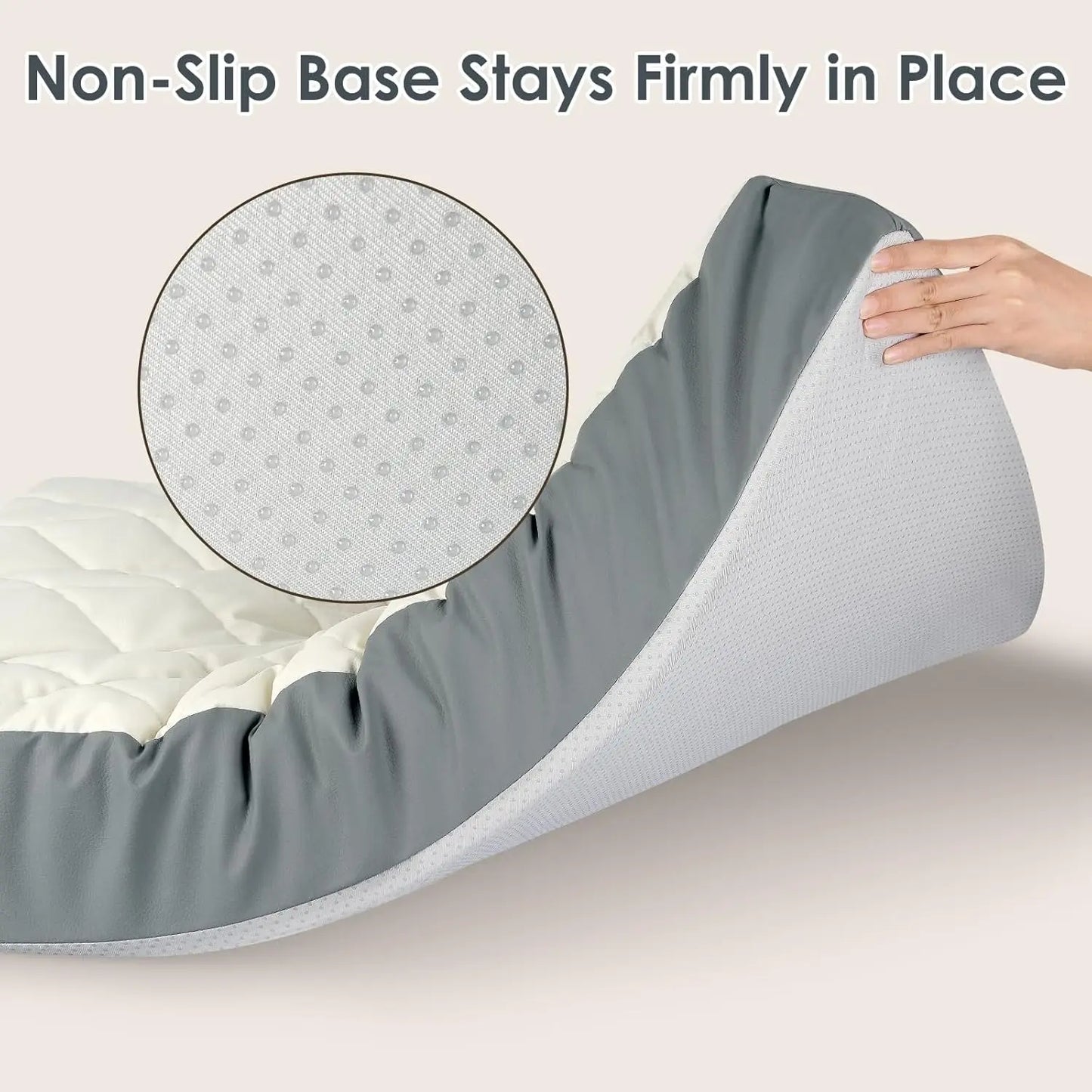 Orthopedic Dog Bed With Memory Foam And Waterproof Faux Leather
