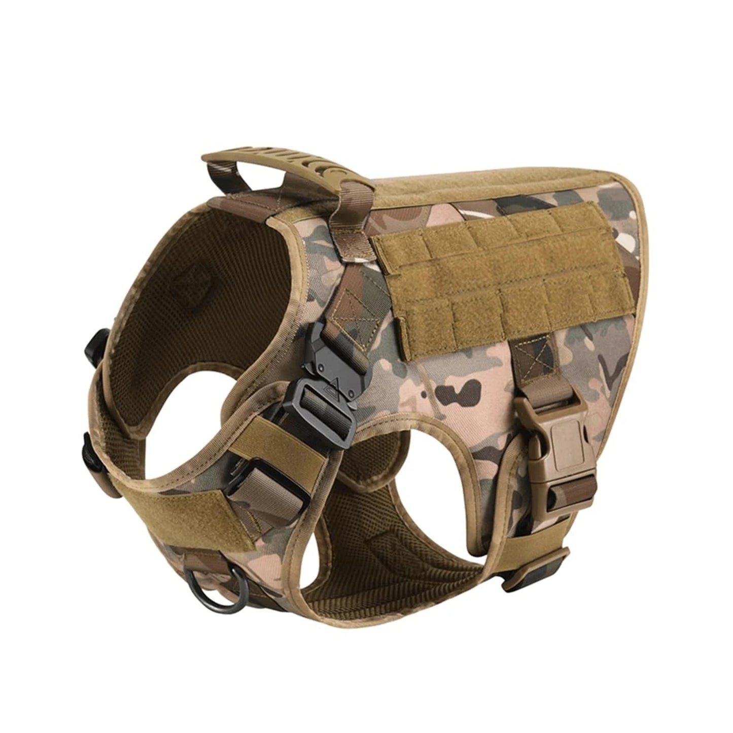 Petravel Tactical Dog Harness With Molle Pouches For Dogs