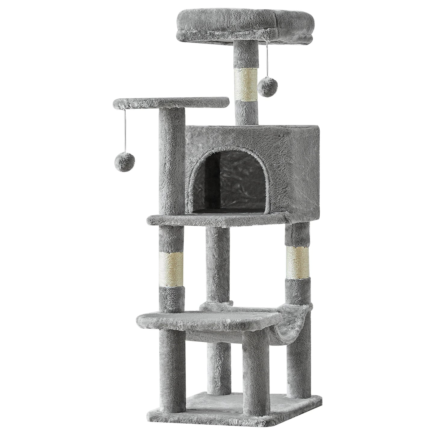 JHK Cat Tree Multi Cat Climbing Tower Scratching Posts