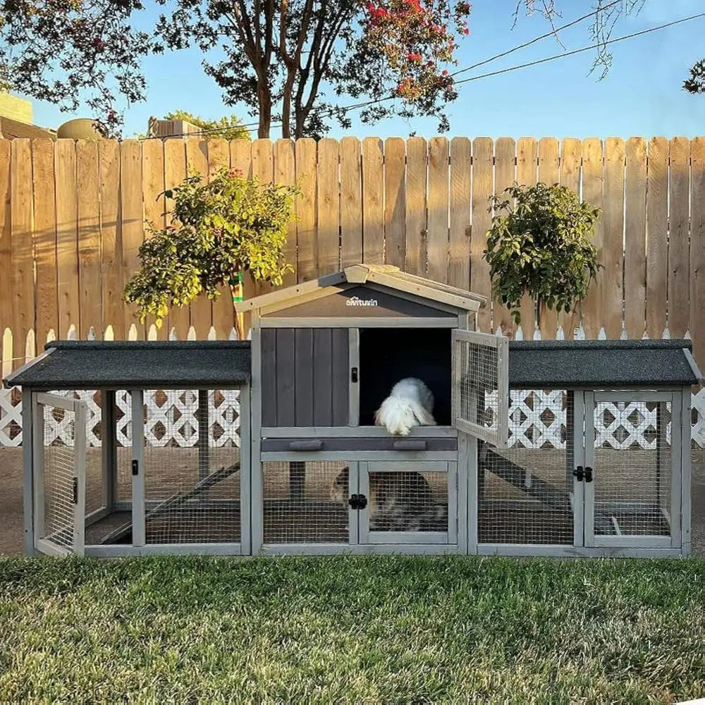 Durable Rabbit Hutch Indoor Outdoor Cage For Bunnies