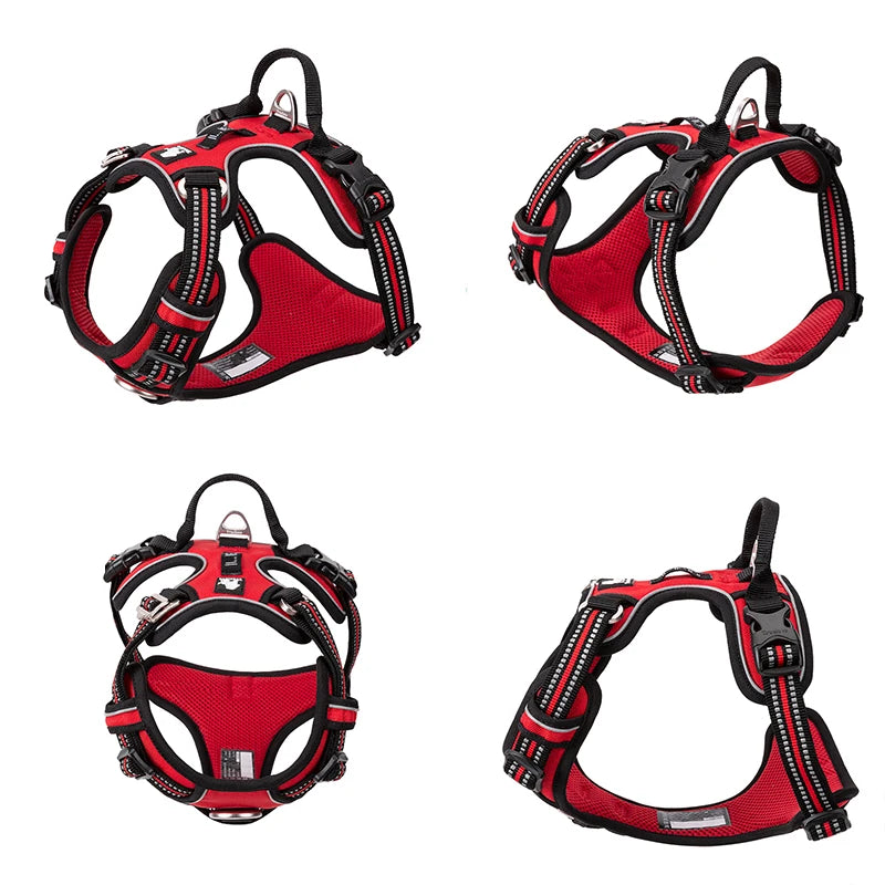 Truelove Reflective Nylon No Pull Adjustable Dog Harness