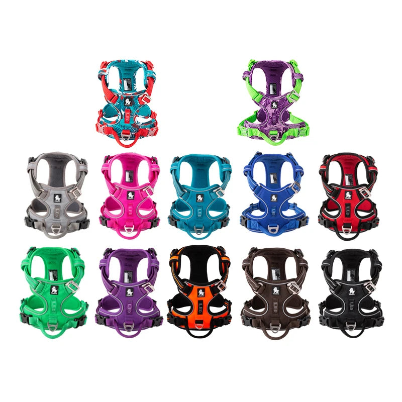 Truelove Reflective Nylon No Pull Adjustable Dog Harness