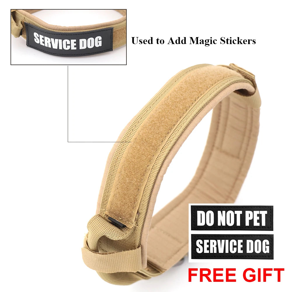 Petravel CN Dog Training Collar Adjustable Tactical Leash Set
