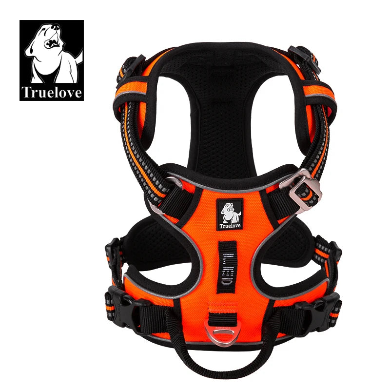 Truelove Reflective Nylon No Pull Adjustable Dog Harness