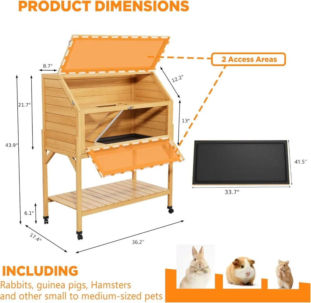 Large Tortoise Habitat With Wheels And Pull Out Tray