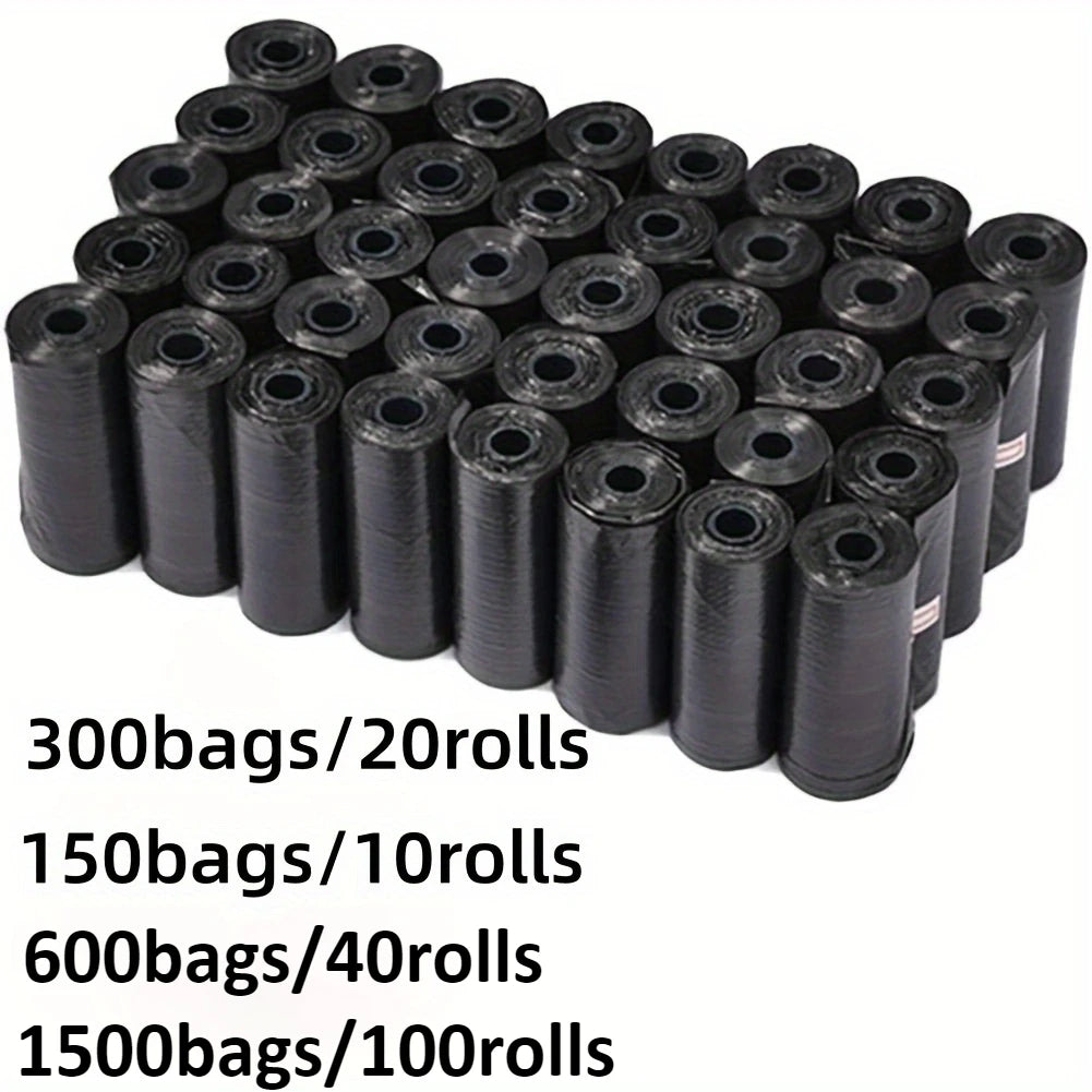 Durable Leak Proof Dog Poop Bags Portable Pack 300 Or 1500 Polyethylene