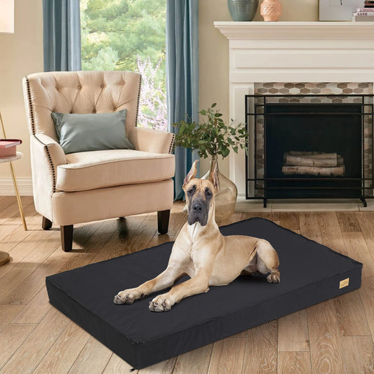 BINGOPAW Orthopedic Washable Dog Bed With Removable Cover