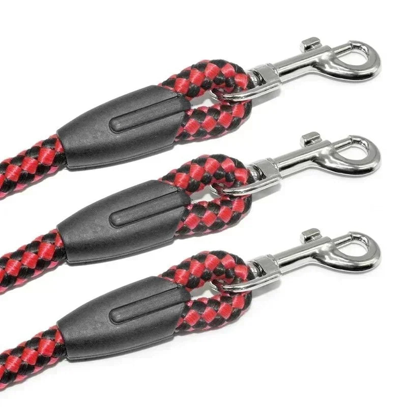 Nylon 3 Way NoTangle Dog Walking Leash With Padded Handle