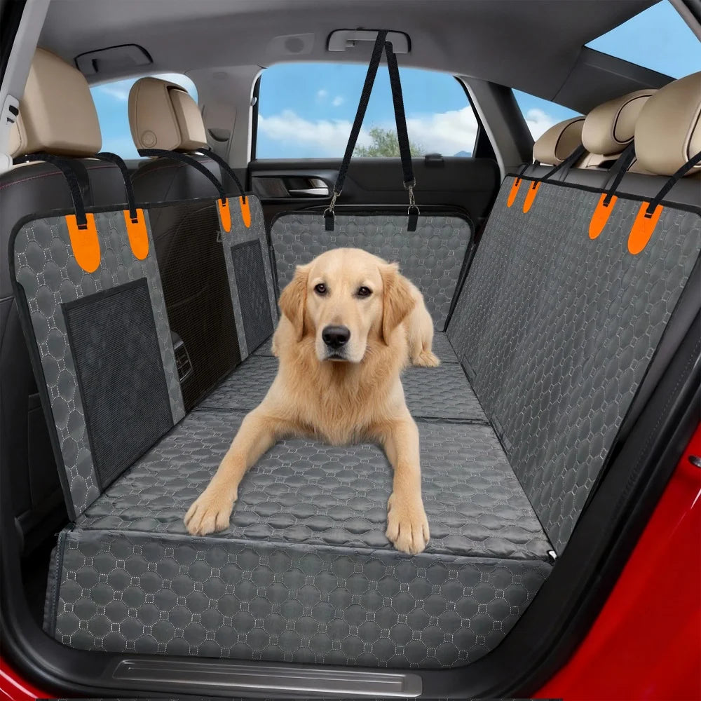 Back Seat Extender For Dogs Car Seat Cover Hammock Waterproof