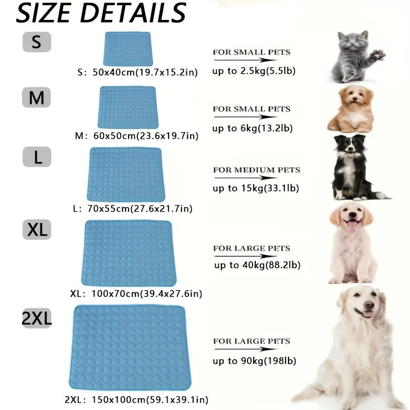 Dog Cooling Mat Self Cooling Pad For Dogs Pet Mattress