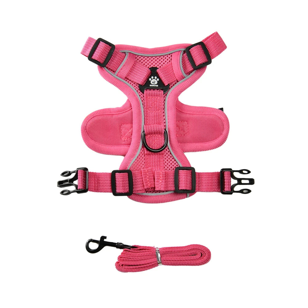 Reflective Adjustable Cat Harness Leash For Cats And Small Dogs