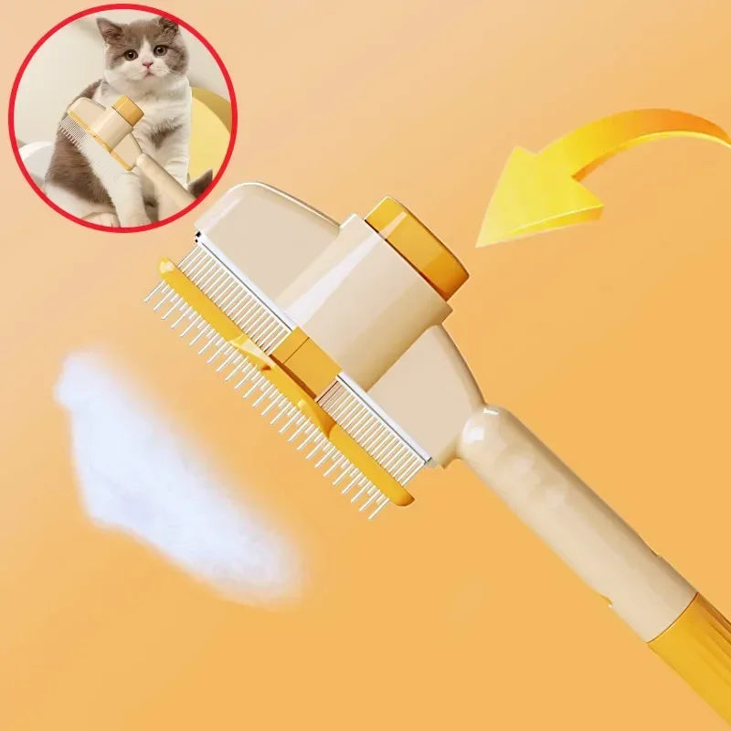 Self Cleaning Dog Grooming Comb Brush for Pet Hair Removal
