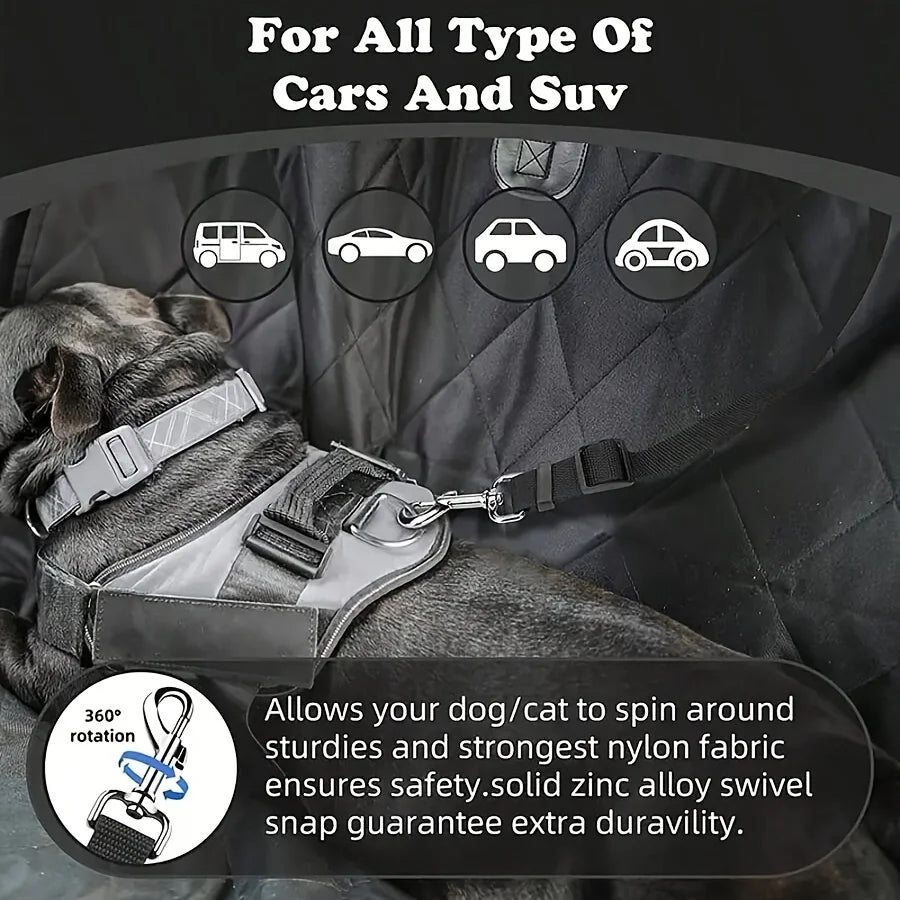 Dog Car Seat Belt Safety Tether For Vehicles Pet Travel