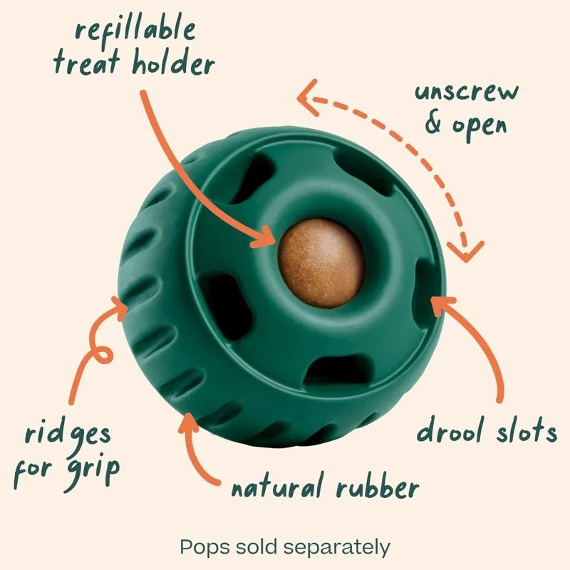 Pupsicle Interactive Dog Chew Toys With Weighted Base Snack Box