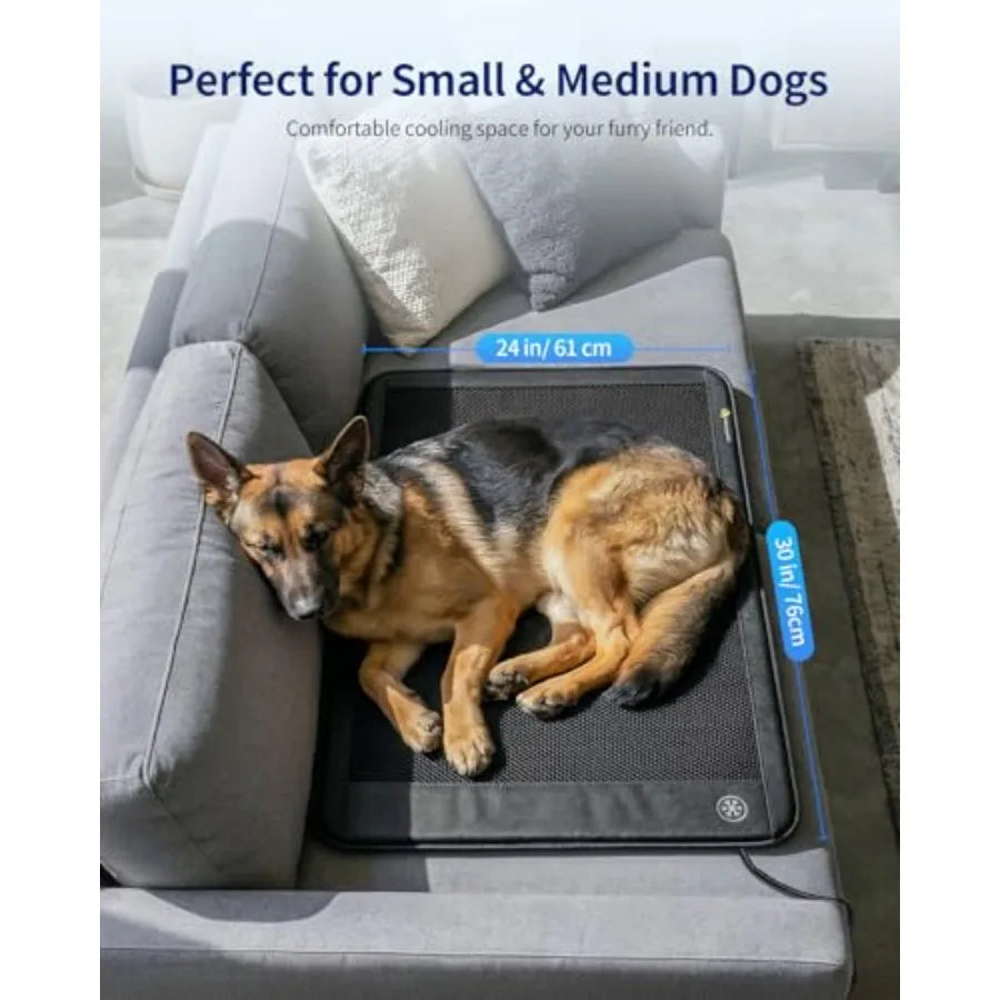 Indoor Electric Dog Cooling Mat Non Slip No Water Refrigeration Needed