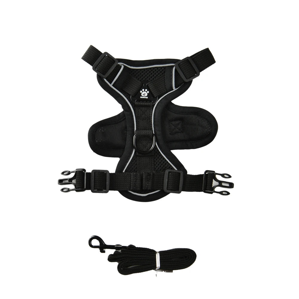 Reflective Adjustable Cat Harness Leash For Cats And Small Dogs