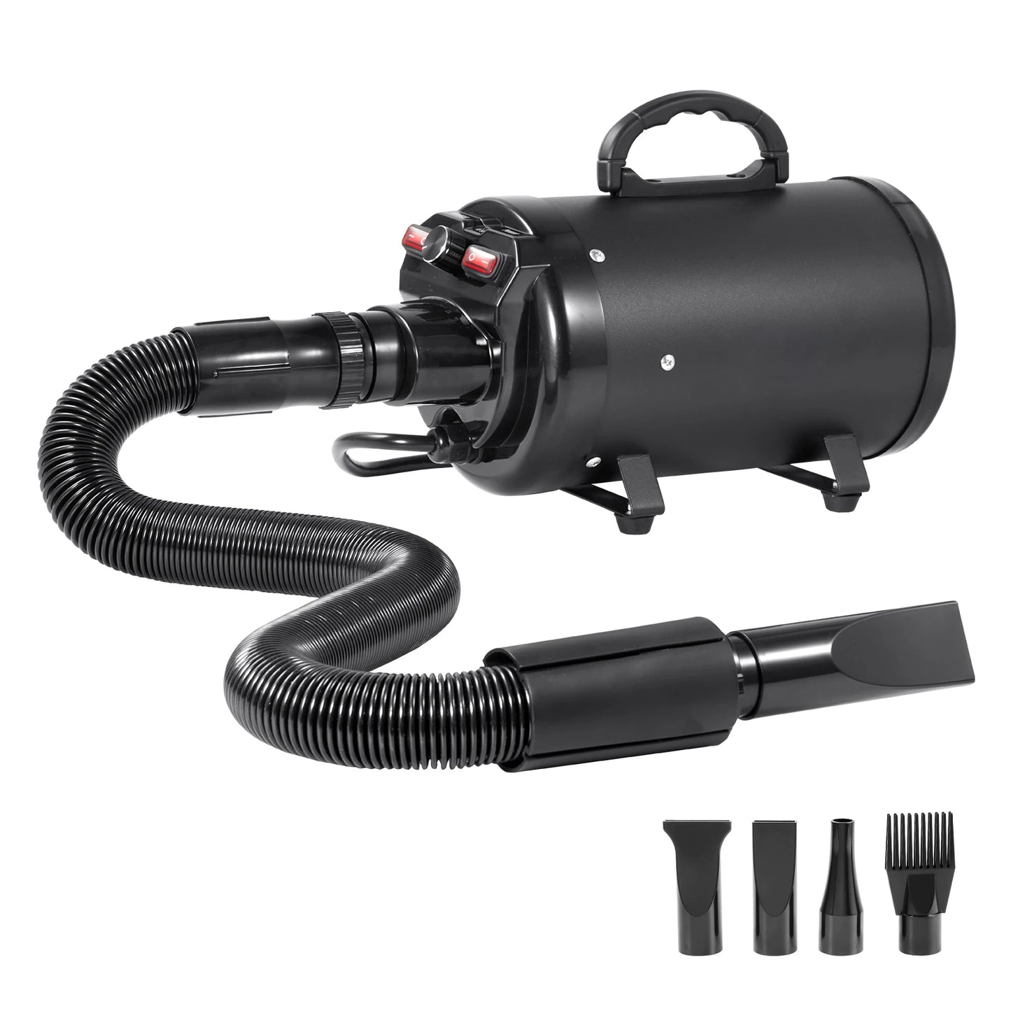 SucceBuy 2000W Dog Blow Dryer Adjustable Speed Temperature Control Nozzles