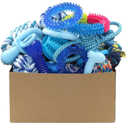 20 Pack Puppy Chew Toys For Small Dogs Teething Bundle