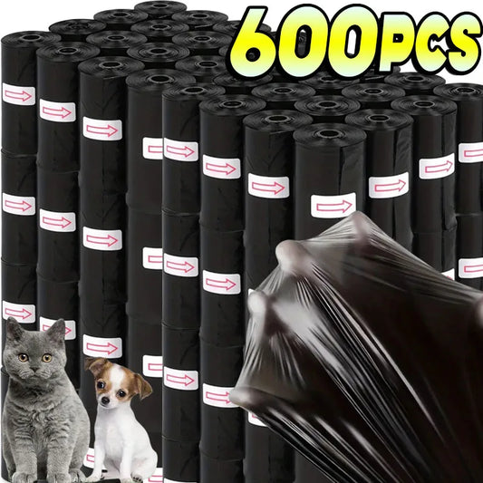 Disposable Dog Poop Bags 600 Pack for Pet Waste Cleanup