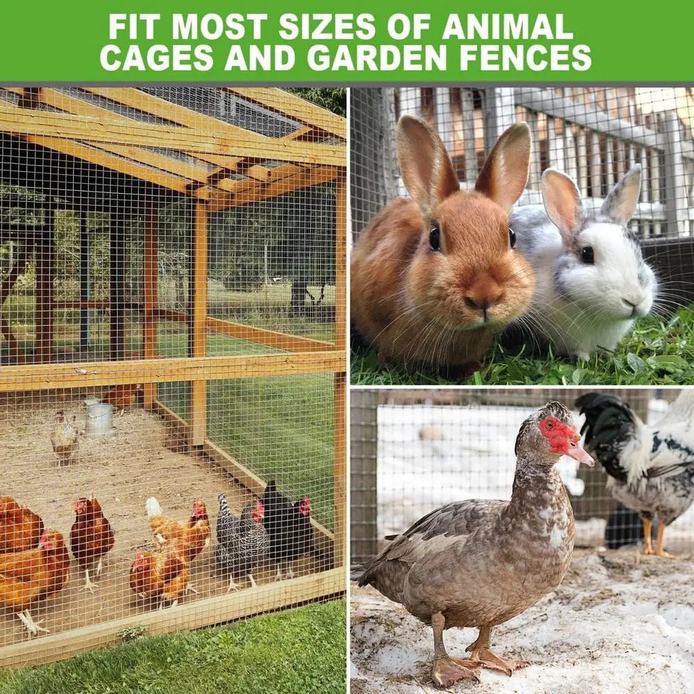 OVOZI Galvanized Welded Wire Mesh Chicken Wire Fence Hardware Cloth