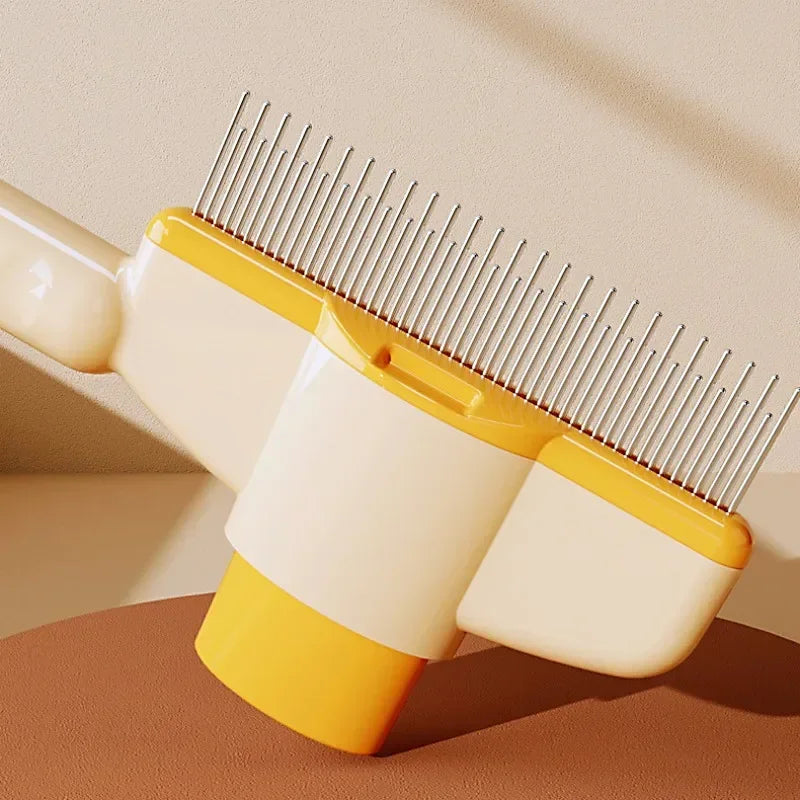 Self Cleaning Dog Grooming Comb Brush for Pet Hair Removal