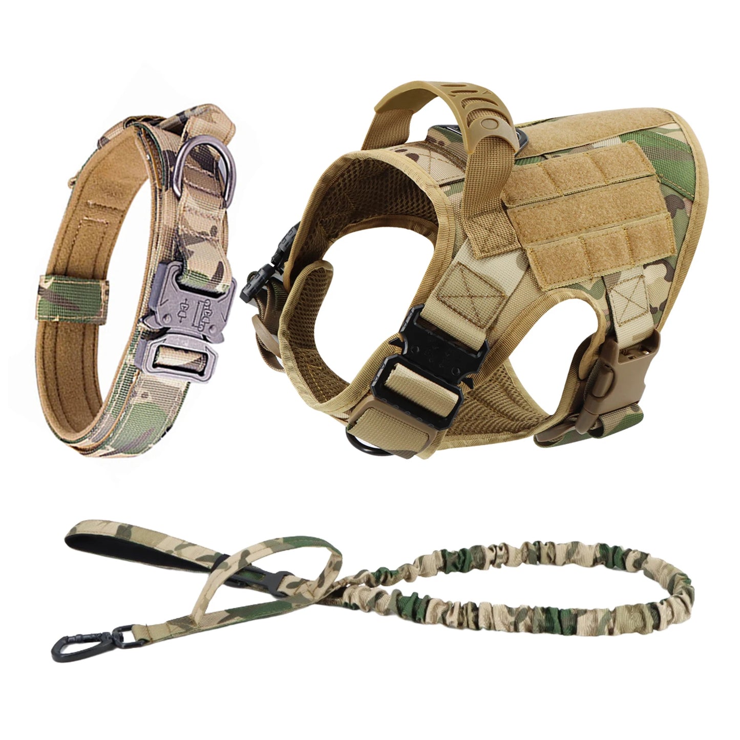 Large Dog Harness and Leash Set for Training Malinois