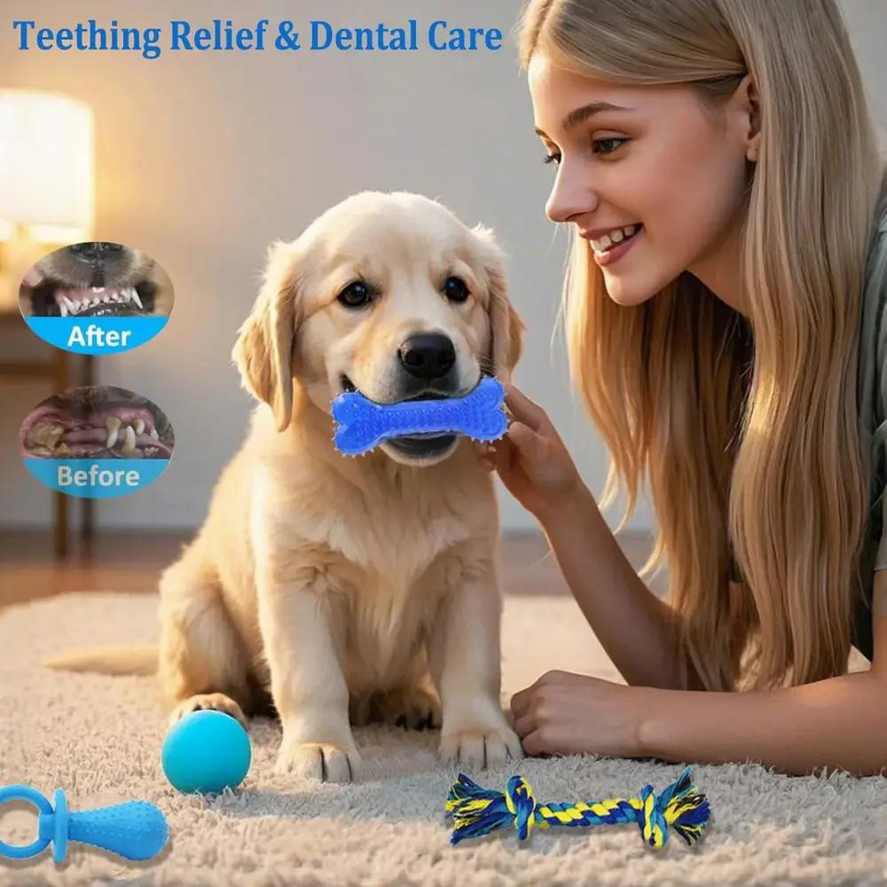 20 Pack Puppy Chew Toys For Small Dogs Teething Bundle