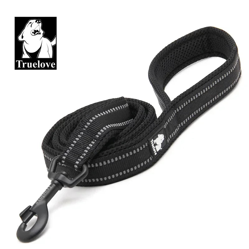 TrueLove Reflective Nylon Mesh Soft Pet Leash With Padded Comfort