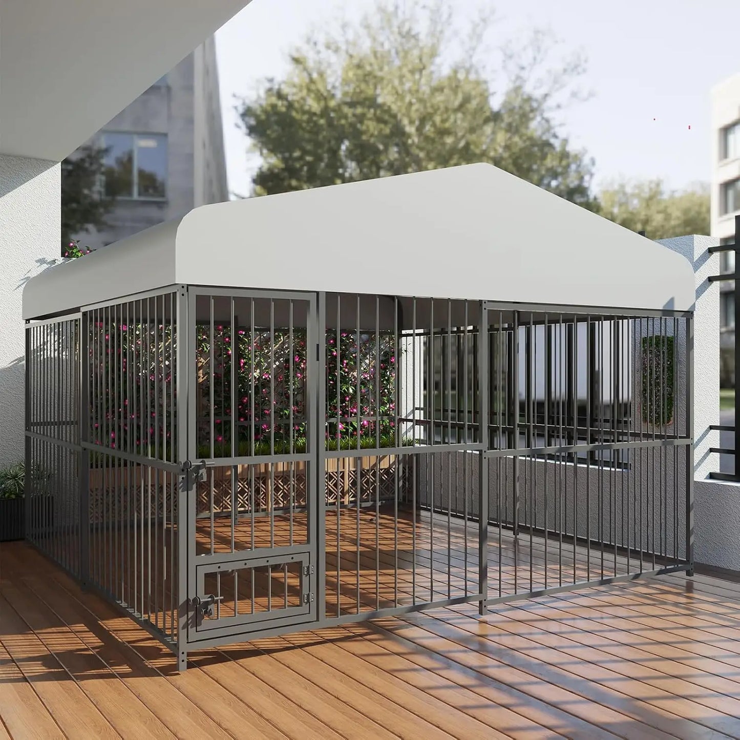 HiMISS Outdoor Dog Kennel For Large And Medium Dogs