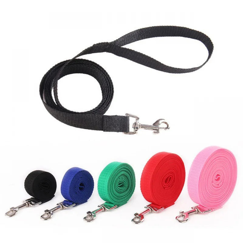 Nylon Dog Leash for Extended Training and Outdoor Walks