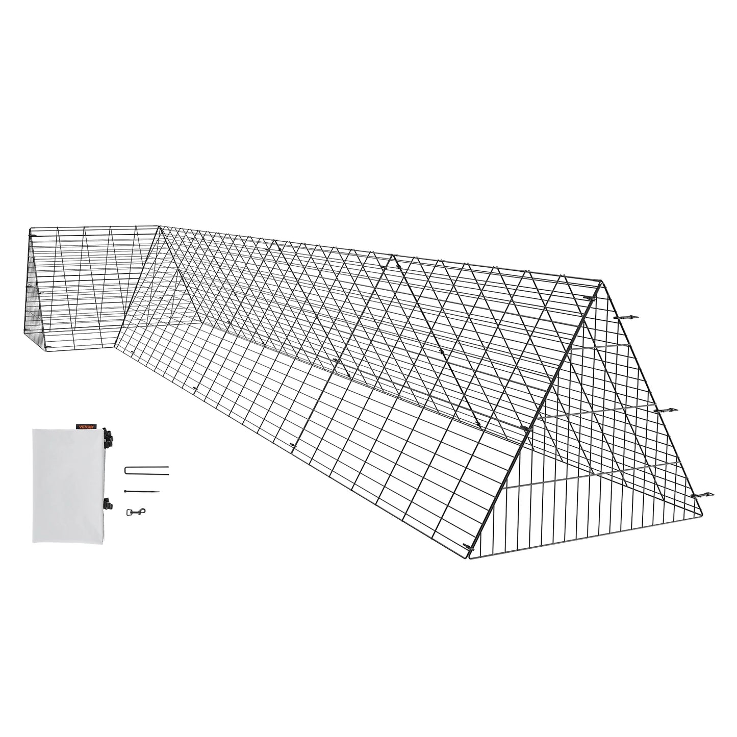 SucceBuy Portable Chicken Tunnels With Corner Frame