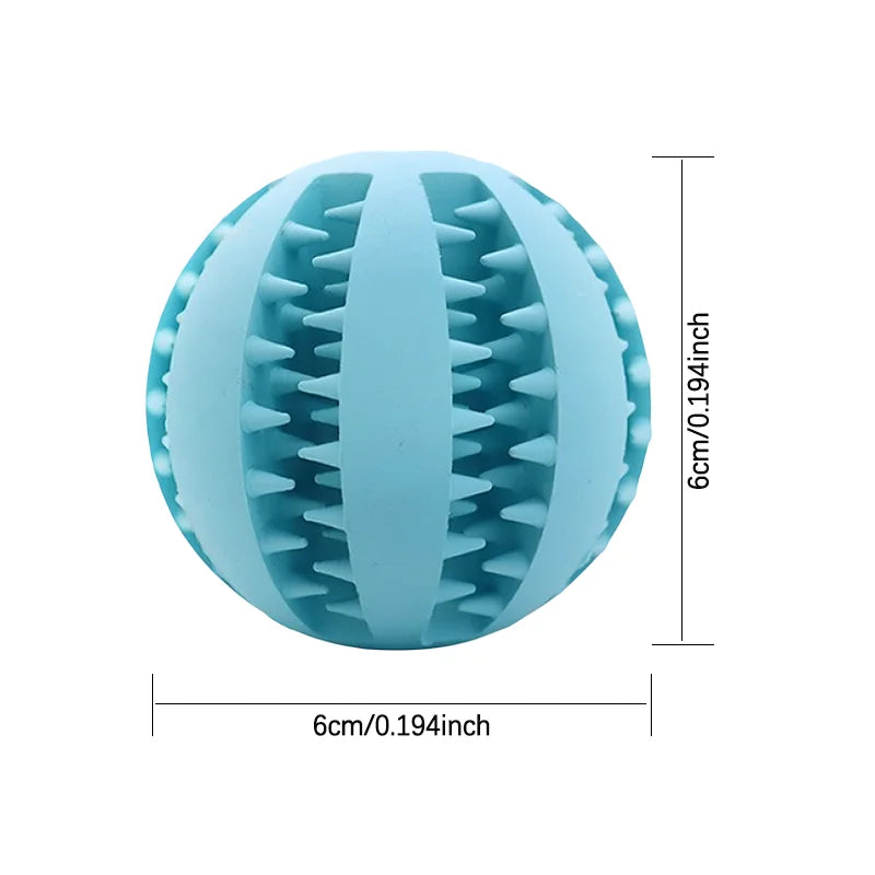 Cross-Border Rubber Leakage Bite Toy Ball For Dogs