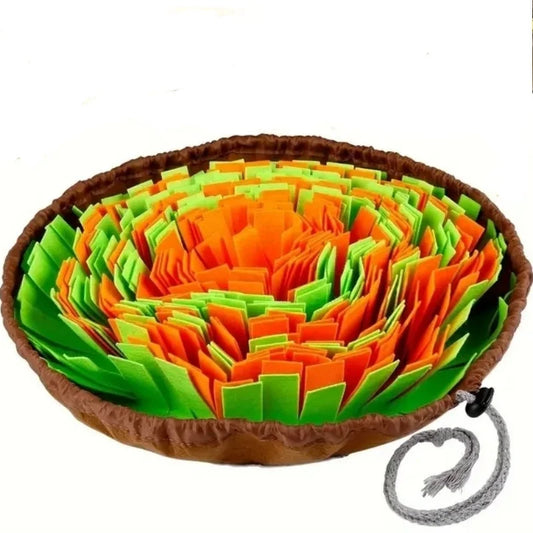 Washable Felt Dog Sniffing Pad Foldable Slow Feeding Mat