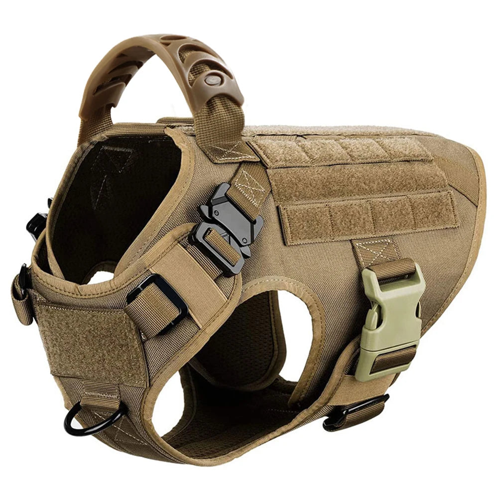 Large Dog Harness and Leash Set for Training Malinois
