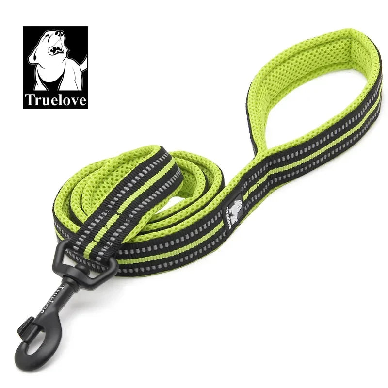 TrueLove Reflective Nylon Mesh Soft Pet Leash With Padded Comfort