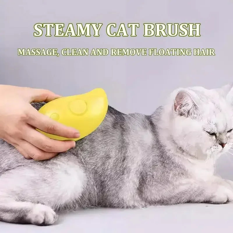 Steamy Brush Electric Sprayer For Cat And Dog Massage