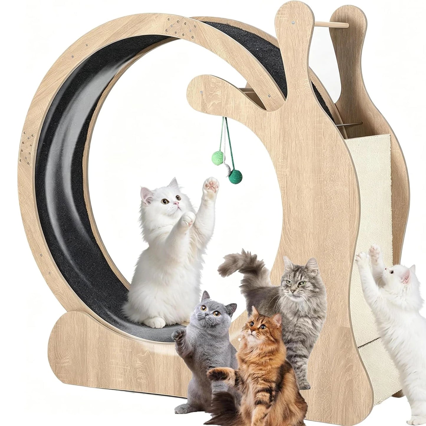 HiMISS Cat Exercise Wheel 45 Inch Indoor Treadmill For Cats