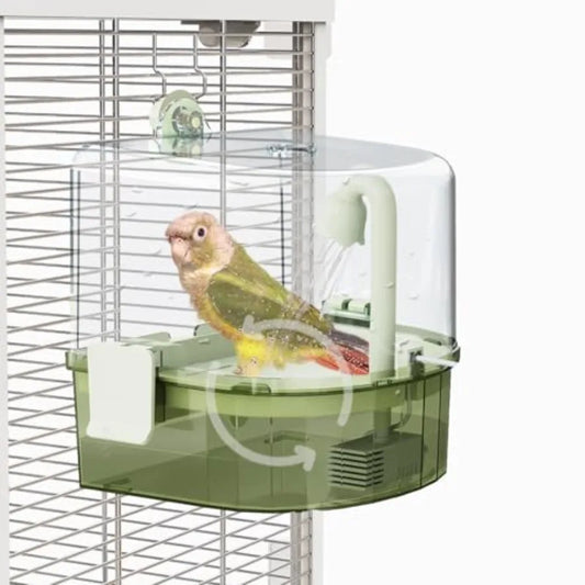 Automatic Parakeet Bath For Cage With Pump And Two Modes