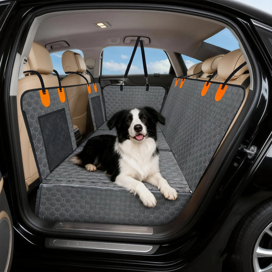 BINGOPAW Dog Car Seat Cover Hammock Back Seat Protector Waterproof