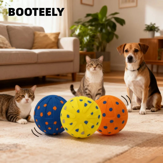Booteely Interactive Ball Toy for Dogs Electric Jumping Ball