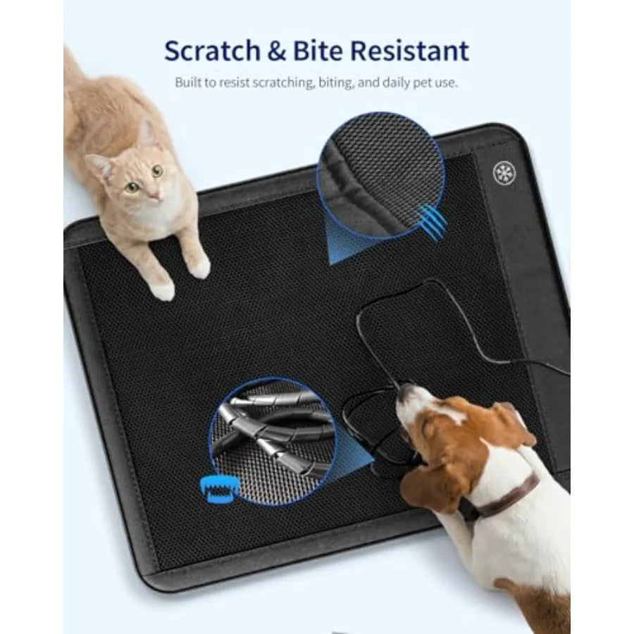 Indoor Electric Dog Cooling Mat Non Slip No Water Refrigeration Needed