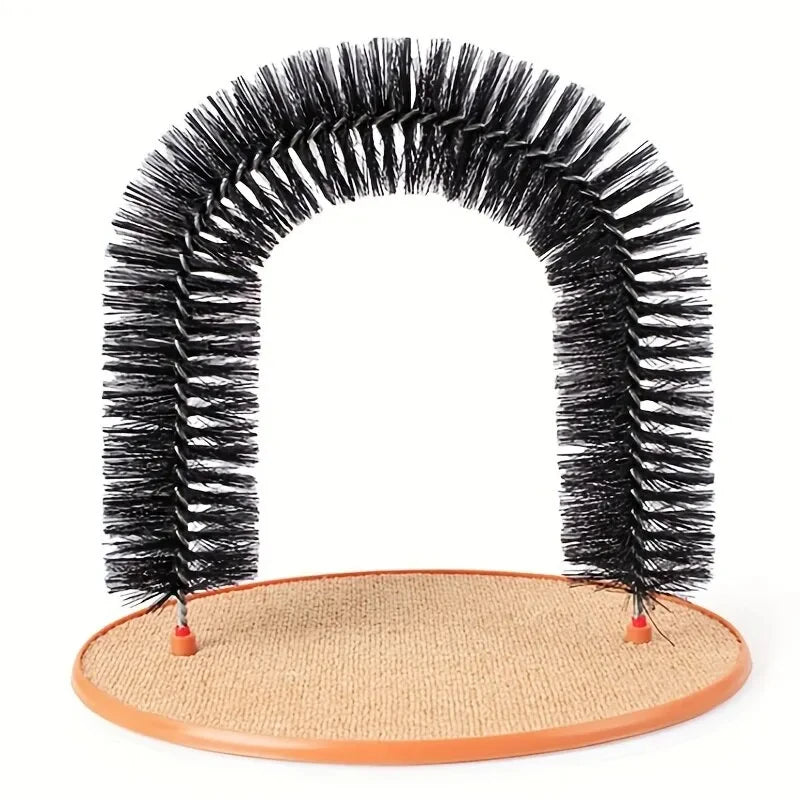 Cat Self Groomer Arch Massage Brush Scratching Pad Toy For Cats
