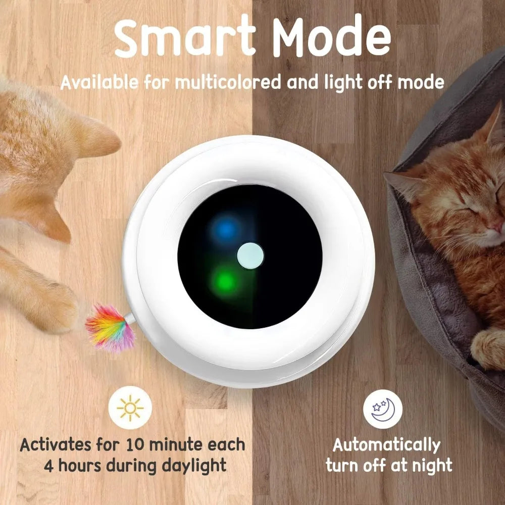 XIUWO 2in1 Interactive Cat Toy Balls and Ambush Electronic Mice With Timer