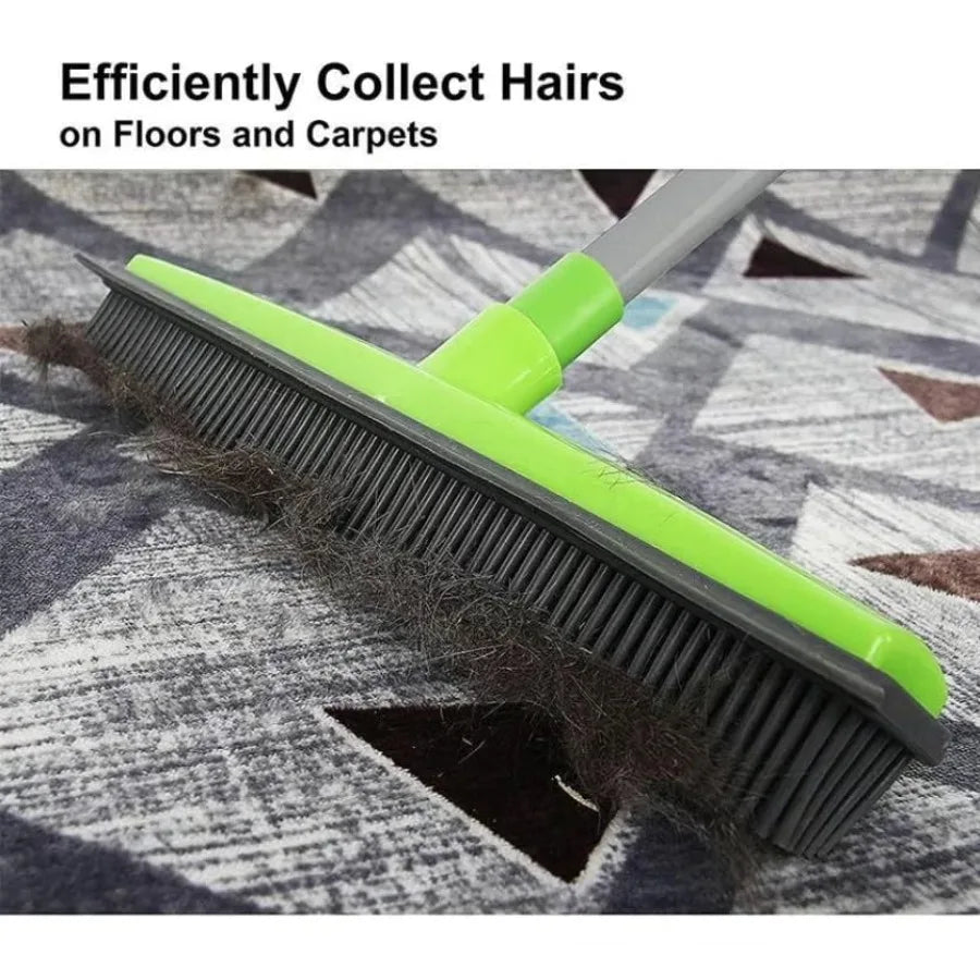MDNG Pet Hair Removal Broom for Carpet Quick Shed Removal