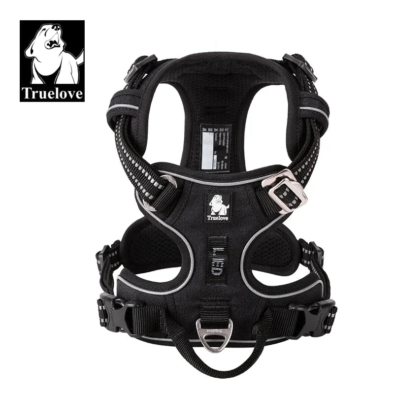 Truelove Reflective Nylon No Pull Adjustable Dog Harness