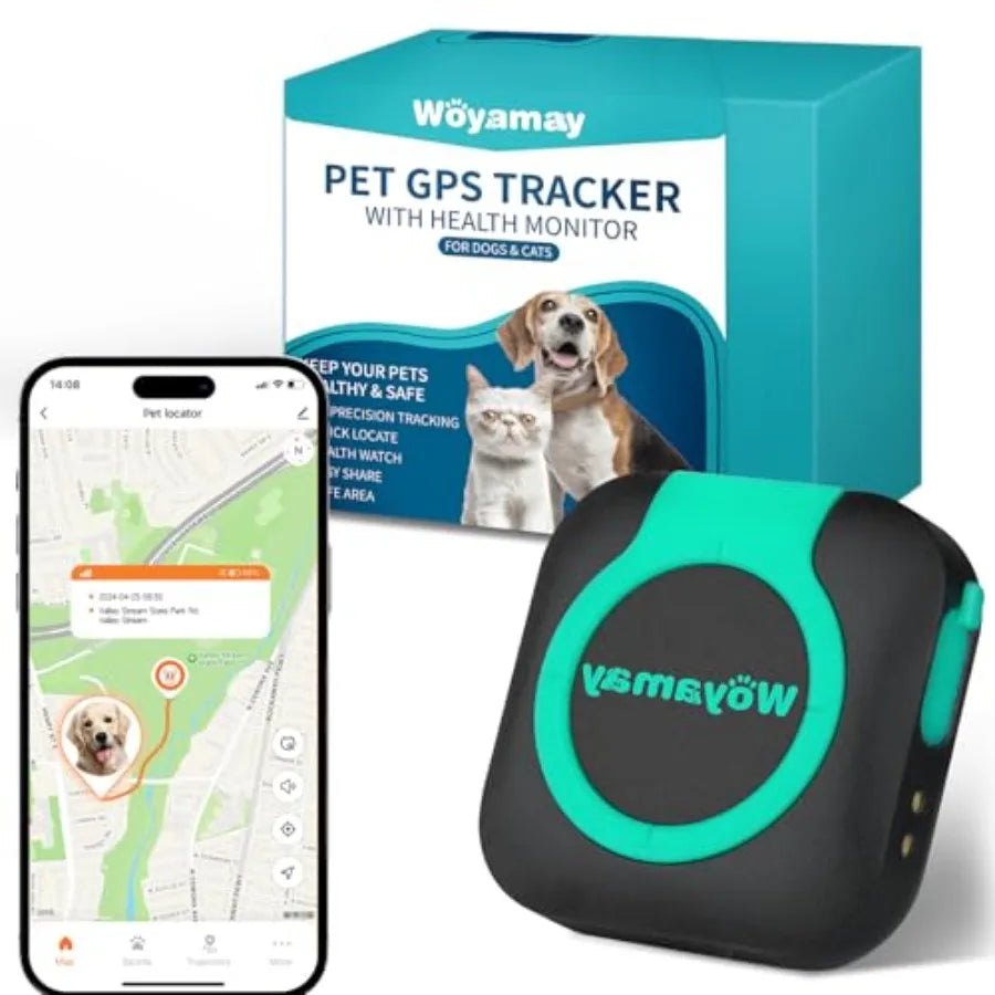 Mini GPS Tracker for Dogs and Cats With Health Monitor Waterproof