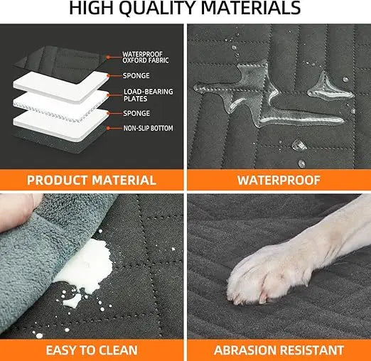 Back Seat Extender Dog Hammock Car Seat Cover For Dogs