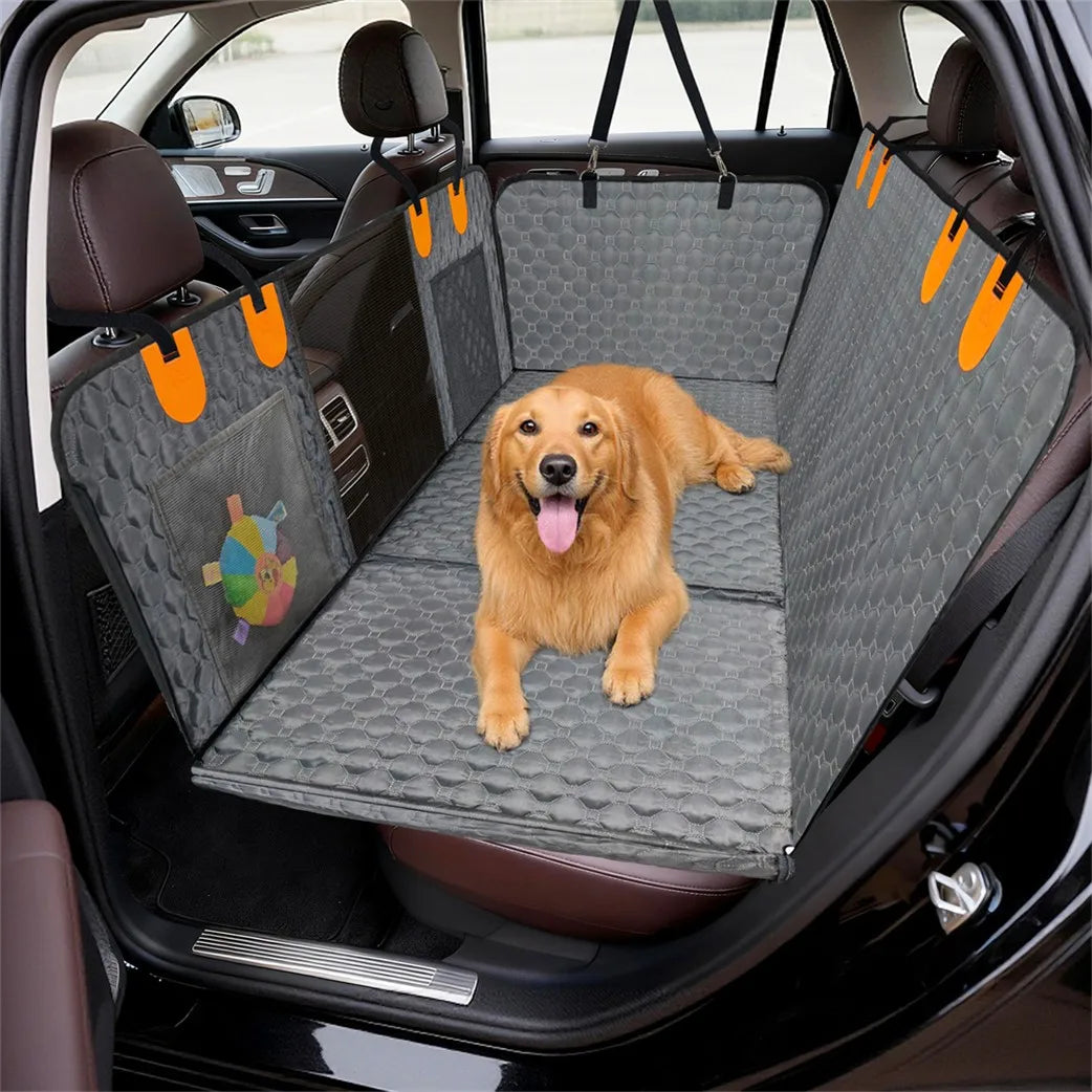 Back Seat Extender For Dogs Car Seat Cover Hammock Waterproof