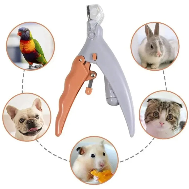 LED Pet Nail Clipper With Light For Dogs And Cats Safe