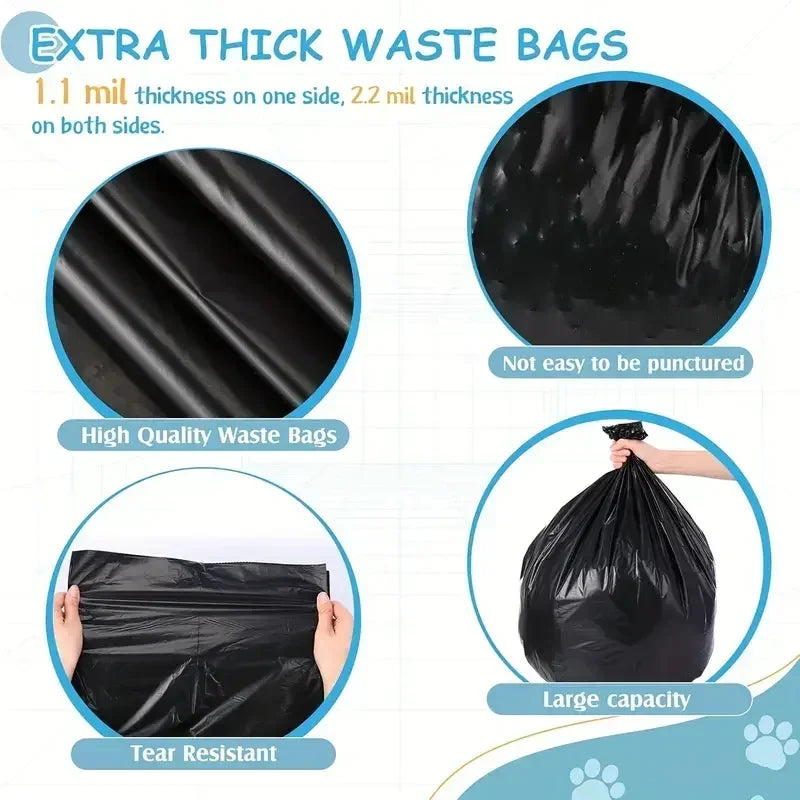 Disposable Dog Poop Bags 600 Pack for Pet Waste Cleanup
